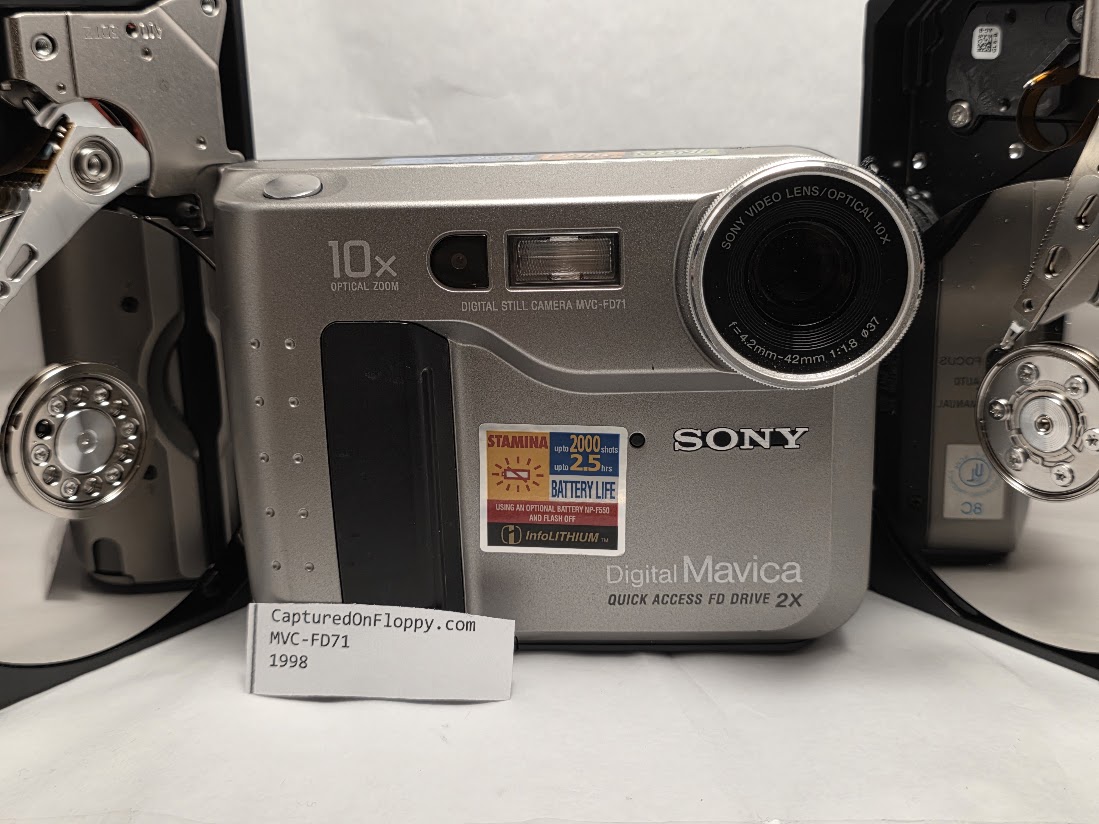 Sony Mavica FD71 camera