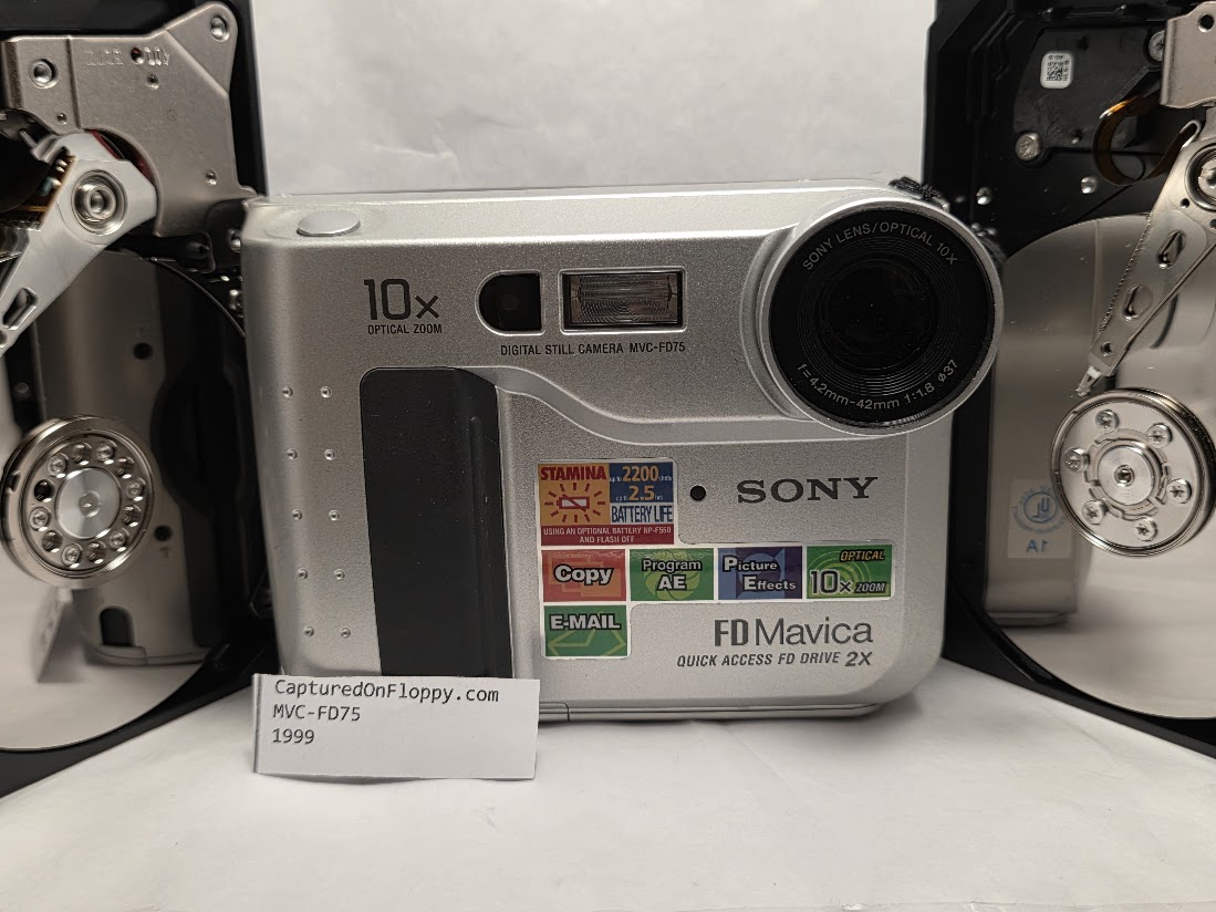 Sony Mavica FD75 camera